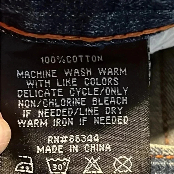 Los Altos boots Jeans Collection Mens 34/30 blue faded vintage Y2K western horse - Picture 9 of 9